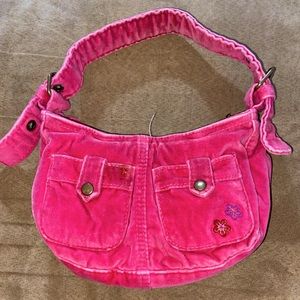 Vintage Gap Kids Crushed velvet purse